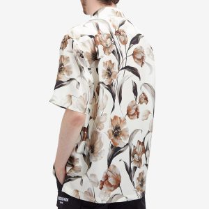 Dolce & Gabbana Flower Print Silk Vacation Shirt