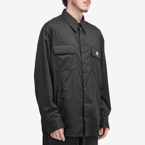 Dolce & Gabbana Badge Logo Technical Nylon Overshirt