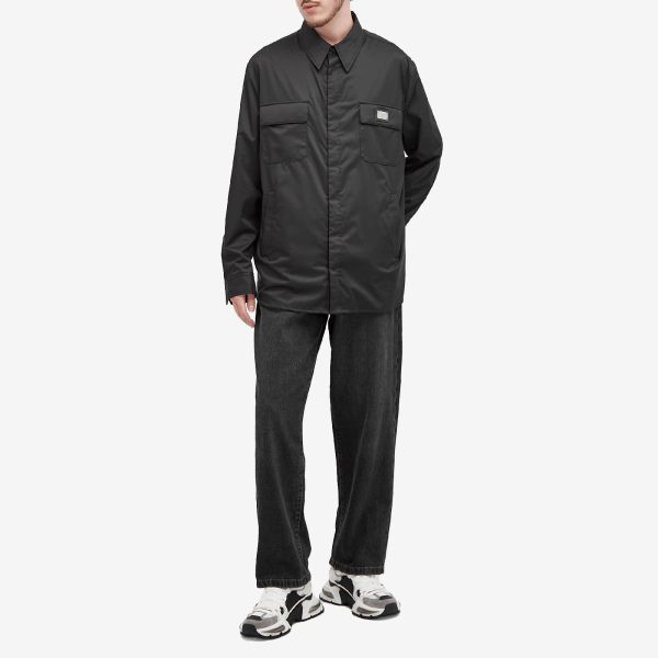 Dolce & Gabbana Badge Logo Technical Nylon Overshirt