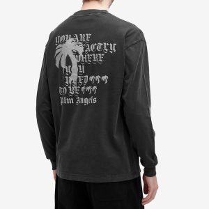 Palm Angels Statement Monogram Long Sleeve T-Shirt