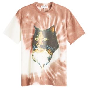 JW Anderson Cat Print Tie Dye T-Shirt