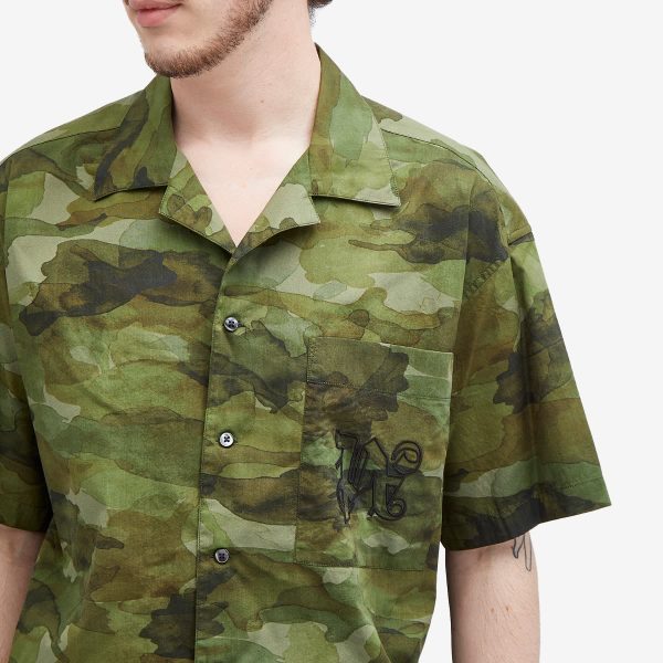 Palm Angels Camo Military Shirt