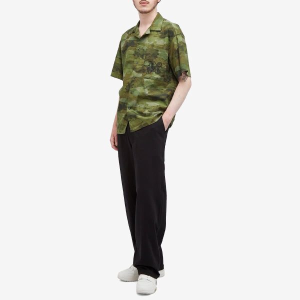 Palm Angels Camo Military Shirt