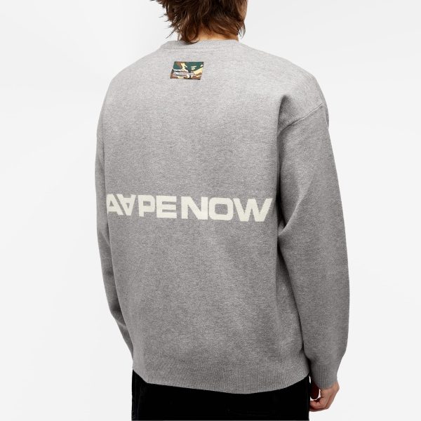 AAPE Now Crew Neck Knit