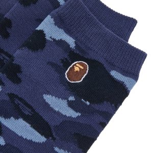 A Bathing Ape Colour Camo One Point Socks