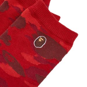 A Bathing Ape Colour Camo One Point Socks