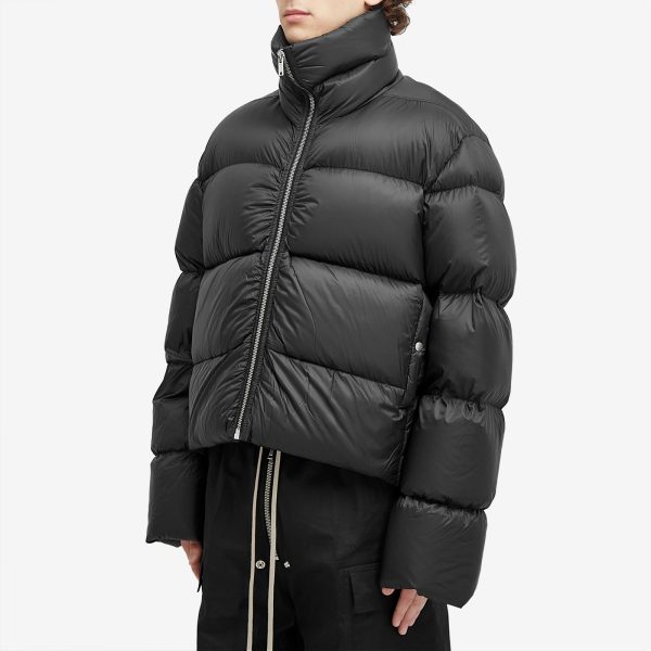 Rick Owens Turtle Nylon Cropped Puffer Jacket