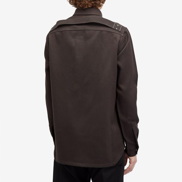 Rick Owens Wool Drill Outershirt