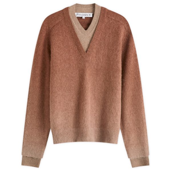 JW Anderson V-Neck Gradient Jumper