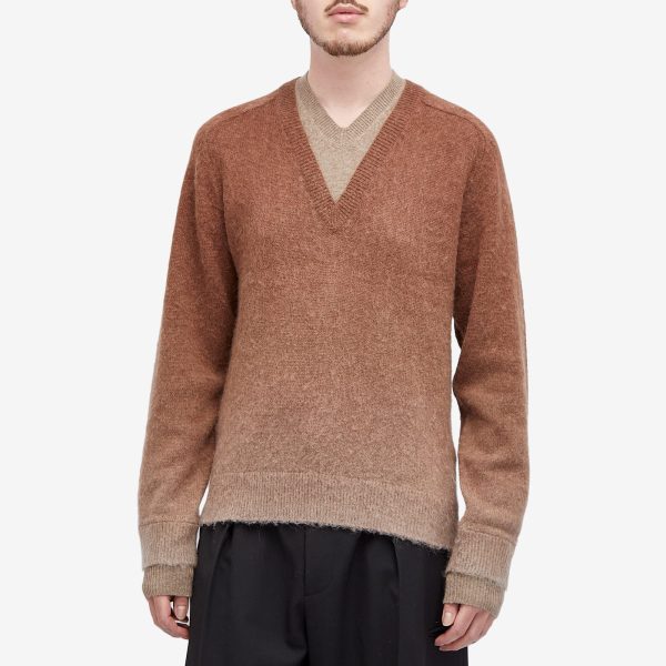 JW Anderson V-Neck Gradient Jumper