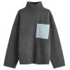 JW Anderson Patch Pocket Turtleneck Jumper