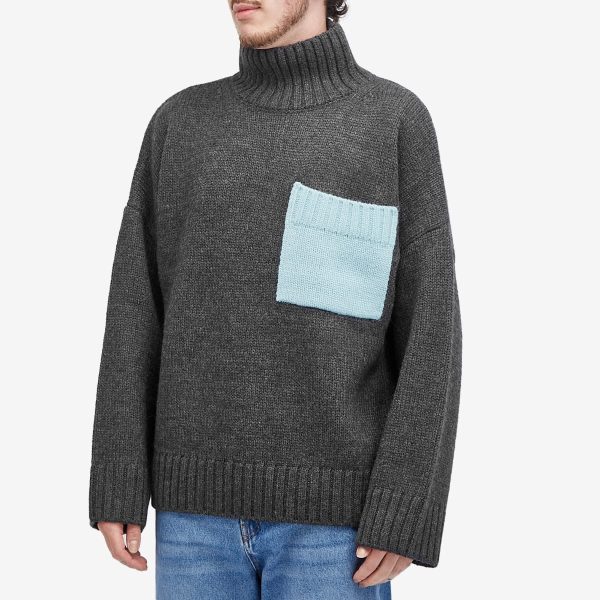 JW Anderson Patch Pocket Turtleneck Jumper