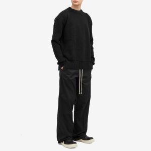 Rick Owens Dietrich Heavy Cotton Drawstring Trousers