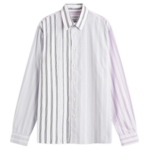 JW Anderson Multi Stripe Patchwork Shirt