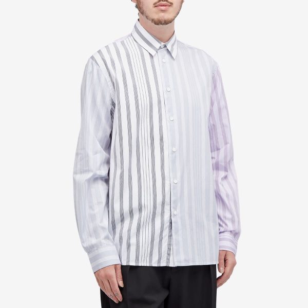 JW Anderson Multi Stripe Patchwork Shirt