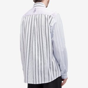 JW Anderson Multi Stripe Patchwork Shirt