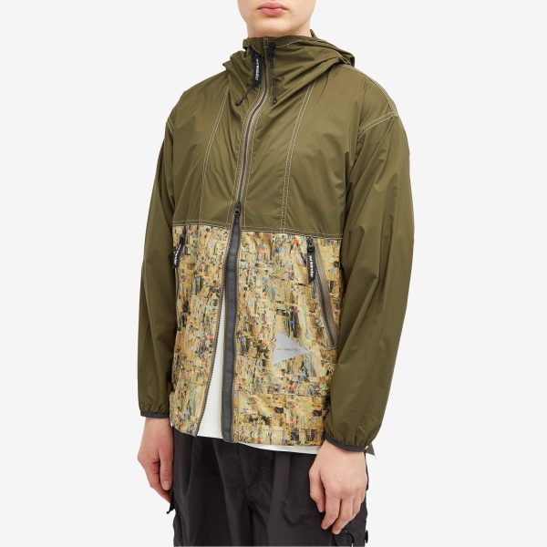 and wander Printed Pertex Wind Jacket