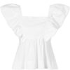 GANNI Ruffle Blouse