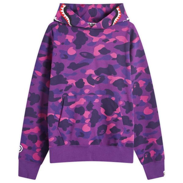 A Bathing Ape Colour Camo Shark Pullover Hoodie