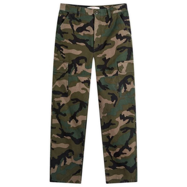 Valentino Camo Canvas Trousers