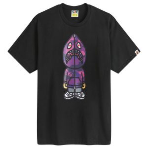 A Bathing Ape Colour Camo Classic Milo Shark T-Shirt