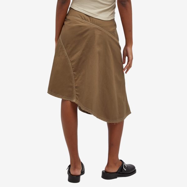 Faithfull The Brand Calais Asymmetrical Skirt