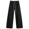 Rick Owens Wide Bela Wool Drill Pants