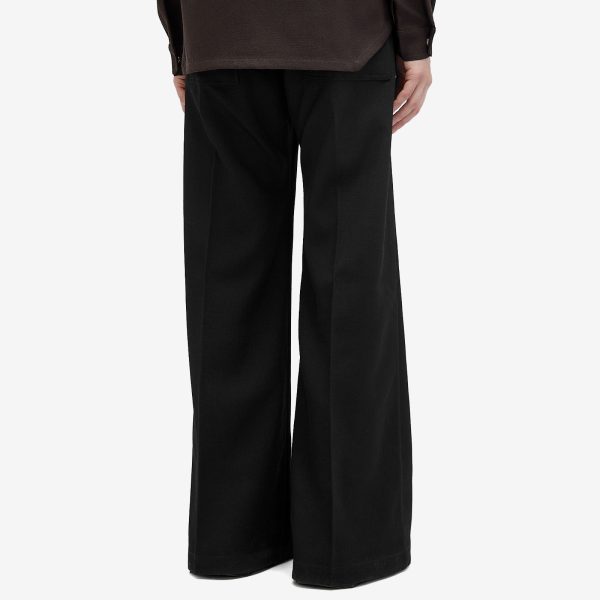 Rick Owens Wide Bela Wool Drill Pants