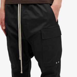 Rick Owens Heavy Twill Cropped Cargo Trousers