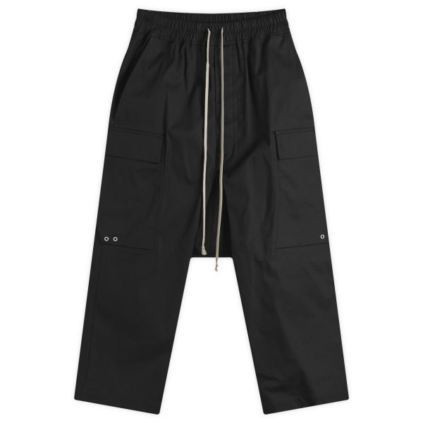 Rick Owens Heavy Twill Cropped Cargo Trousers