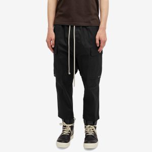 Rick Owens Heavy Twill Cropped Cargo Trousers