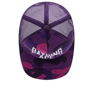 A Bathing Ape Colour Camo NYC Logo Mesh Cap