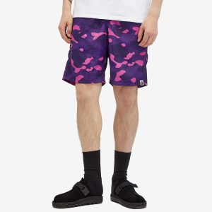 A Bathing Ape Colour Camo One Point Beach Short