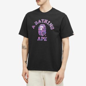 A Bathing Ape Colour Camo College T-Shirt