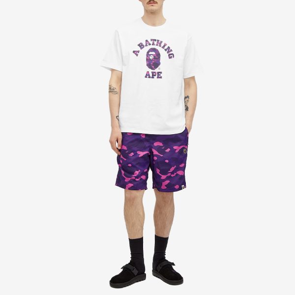 A Bathing Ape Colour Camo College T-Shirt