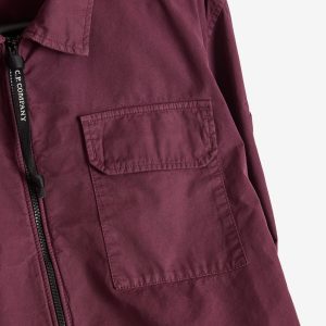 C.P. Company Organic Gabardine Zip Overshirt