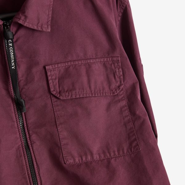 C.P. Company Organic Gabardine Zip Overshirt