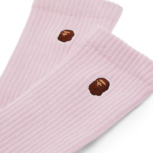 A Bathing Ape Ape Head One Point Socks