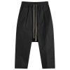 Rick Owens Drawstring Heavy Cropped Trousers