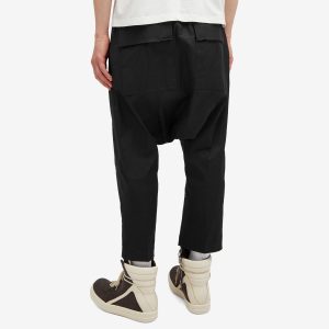 Rick Owens Drawstring Heavy Cropped Trousers