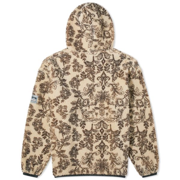 Aries Floral Oversized Fleece Hoodie