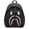 A Bathing Ape Neon Camo Shark Day Pack