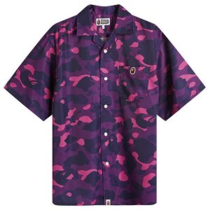 A Bathing Ape Colour Camo One Point Vacation Shirt