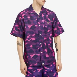 A Bathing Ape Colour Camo One Point Vacation Shirt