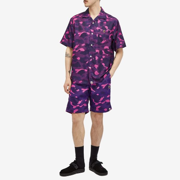 A Bathing Ape Colour Camo One Point Vacation Shirt