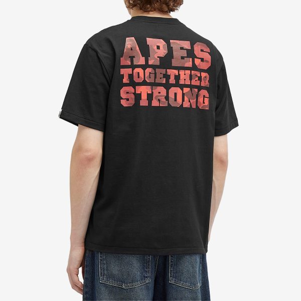 A Bathing Ape Colour Camo College ATS T-Shirt