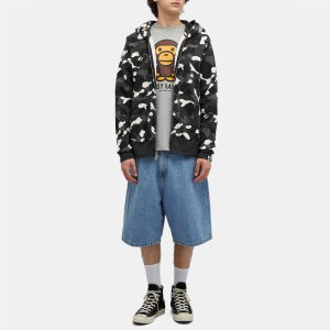 A Bathing Ape City Camo Shark Full Zip Hoodie