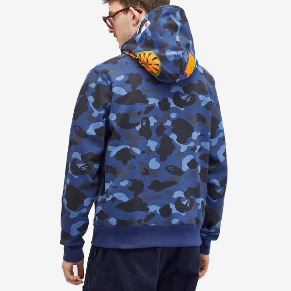 A Bathing Ape Colour Camo Shark Pullover Hoodie