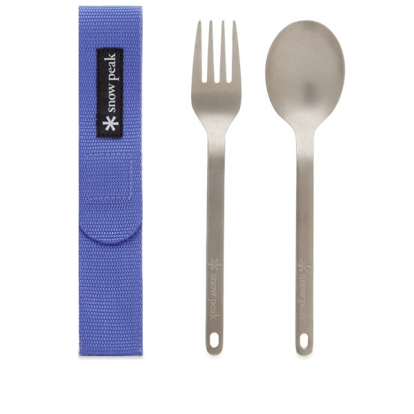 Snow Peak Titanium Fork & Spoon Set