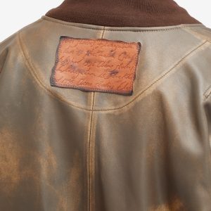 Acne Studios Lorlingo Leather Bomber Jacket